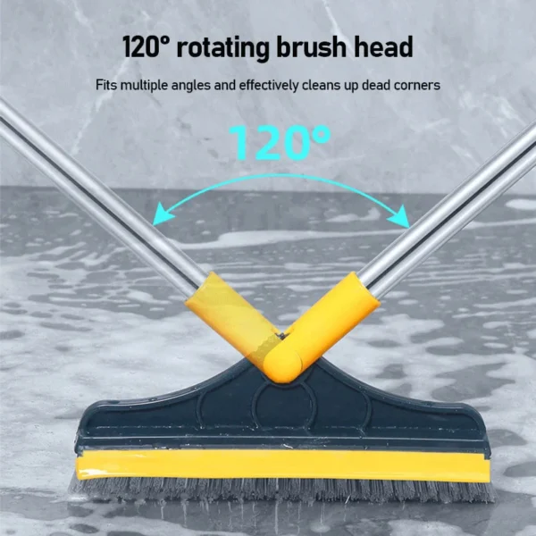 Bathroom Long Handle Brush Toilet Bathroom Floor Corner Cleaning - Image 3