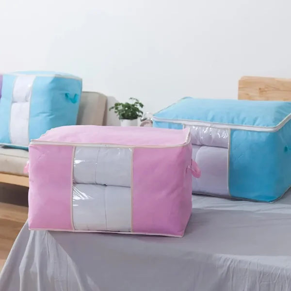 Foldable Large Non-woven Blanket Storage Bag