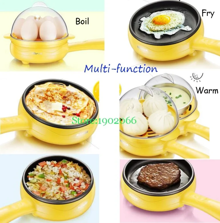 Electric Egg Cooker, Omelet, Scrambled, Soft, Medium, Hard-Boiled Boiler Cooker