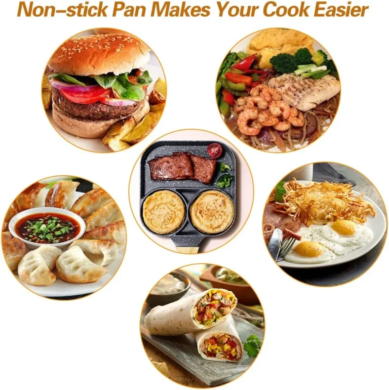 3in1 Multifunction Breakfast Frying Non-stick Pan Egg Bacon Cooker Fried Steak Burger