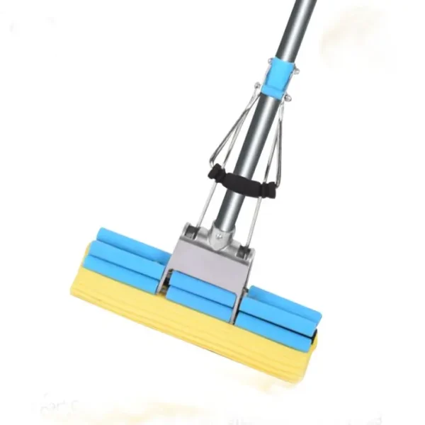 PVA Extendable Double Roller Sponge Foam Rubber Mop Floor Cleaner - Image 3