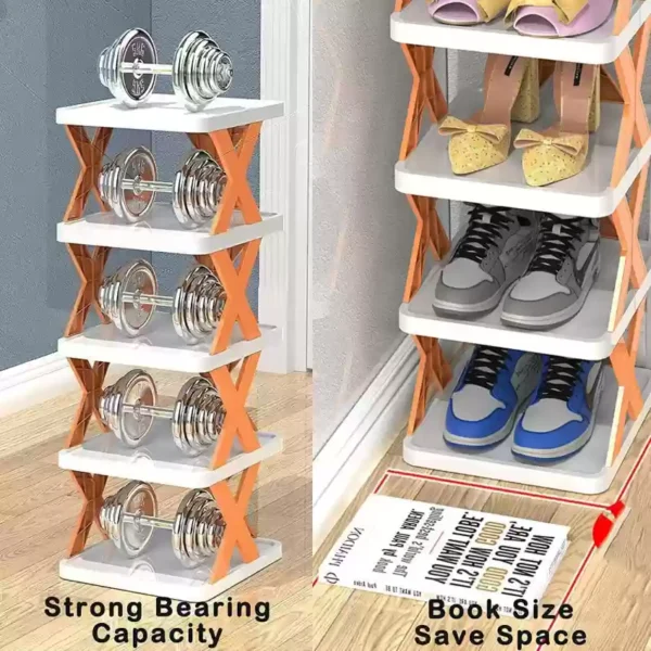 5 Layers-New multi-functional household foldable shoe cabinet