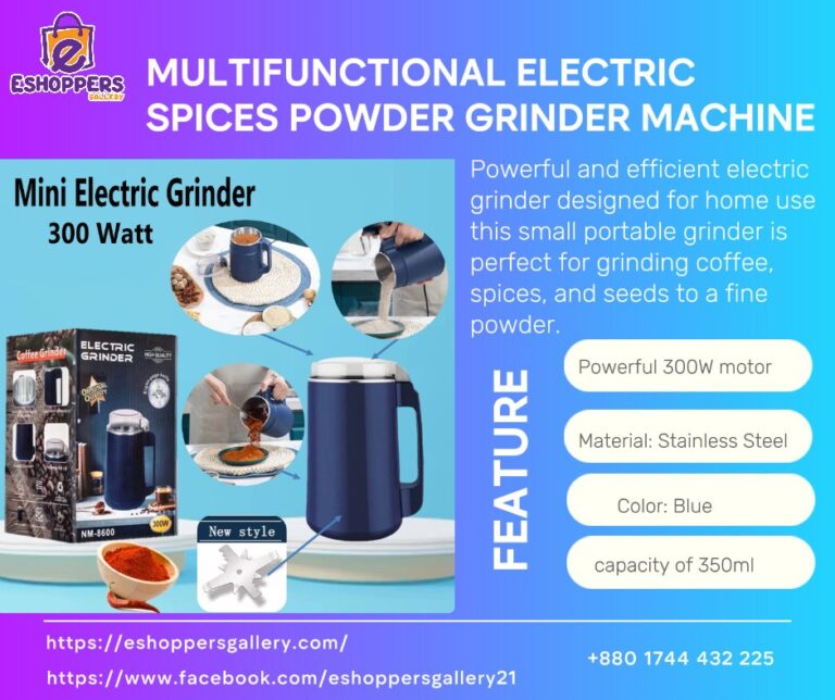 Household Small Powder Spices Grinding Machine, Stainless Steel Electric Fine Powder Grinder, Multifunctional Coffee Powder  Grinder Machine