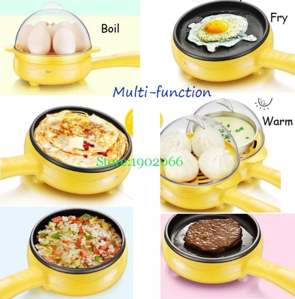 Electric Egg Cooker | Omelet, Scrambled, Soft, Medium, Hard-Boiled Boiler Cooker - Image 2