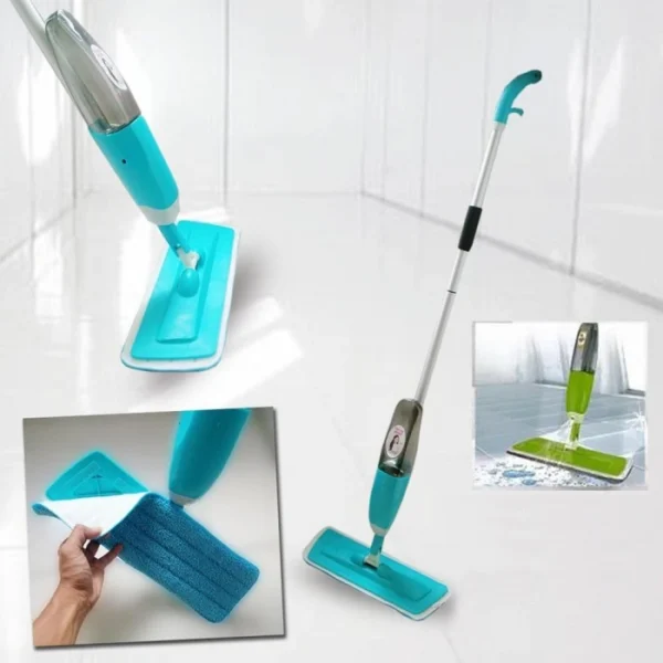 Healthy water Spray Mop Floor Mop with Removable Washable Cleaning Pad and Integrated Water Spray Mechanism - Image 3