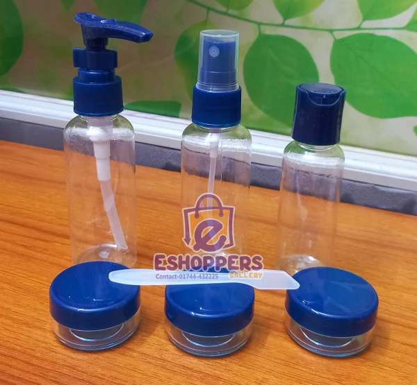 Travel Cosmetics Bottle Set Plastic Pressing Spray Bottle Makeup Tools Kit Empty Bottle