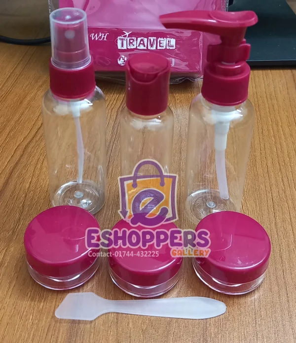 Travel Cosmetics Bottle Set Plastic Pressing Spray Bottle Makeup Tools Kit Empty Bottle - Image 3