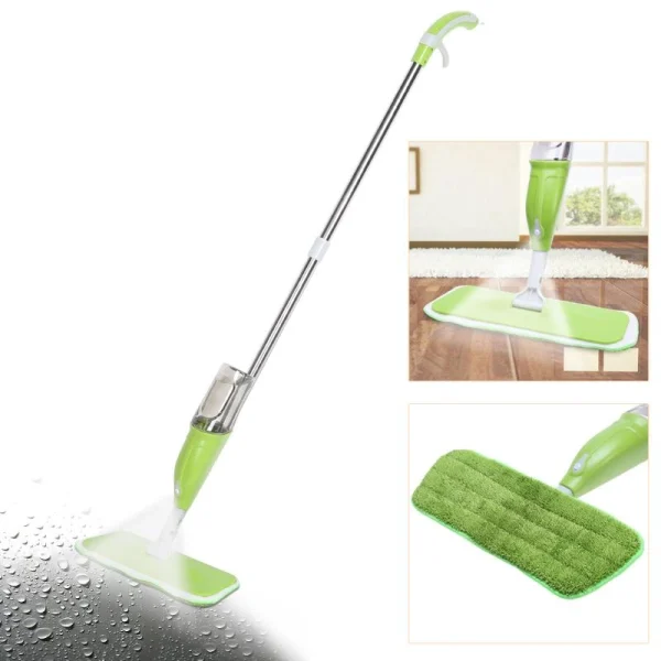 Healthy Spray Creative Mop Spray Horizontal Pad Mop for All Kinds of Flooring Deep Clean Mop - Image 4